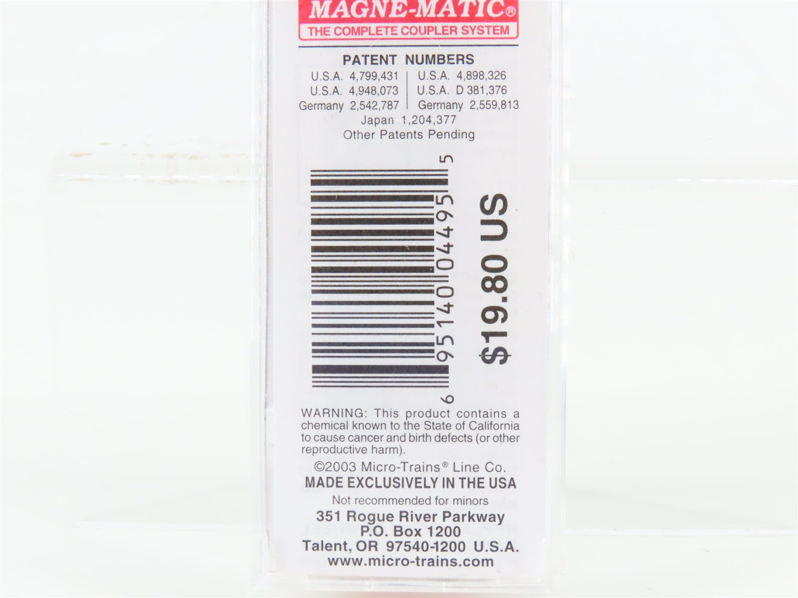 N Scale Micro-Trains MTL 108120.1 ATSF Santa Fe 3-Bay Open Hopper 179655