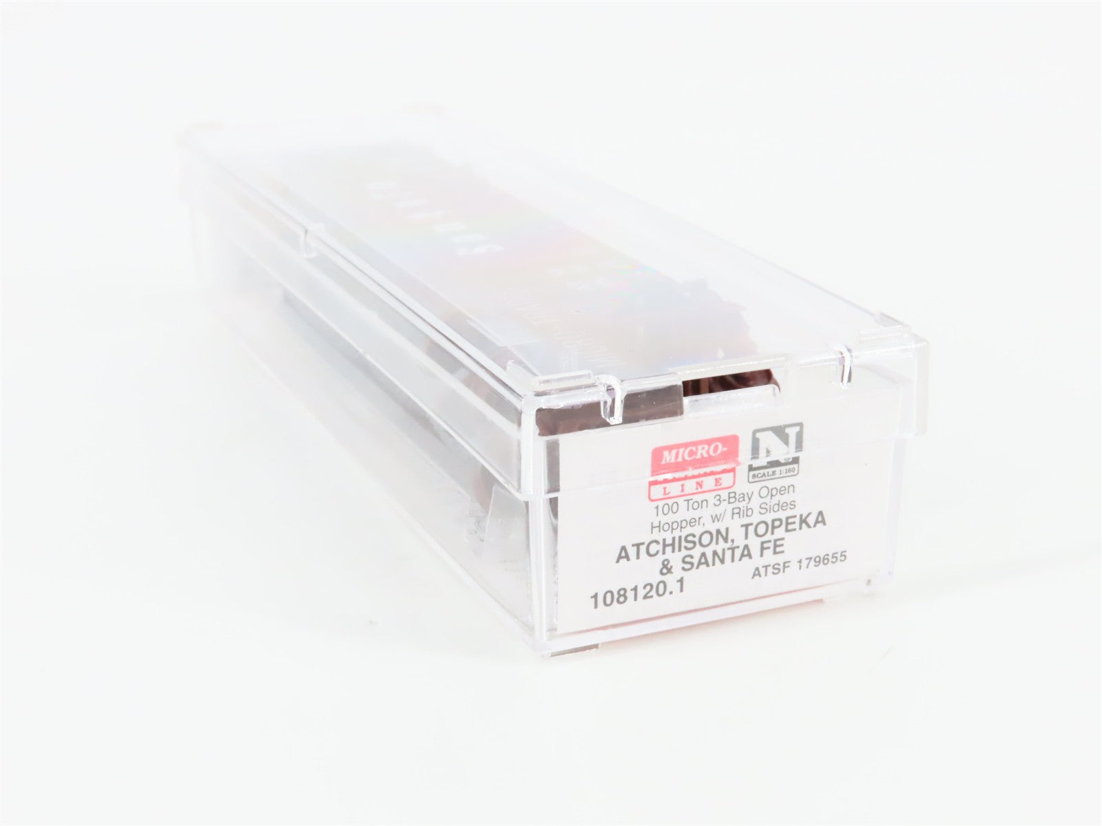 N Scale Micro-Trains MTL 108120.1 ATSF Santa Fe 3-Bay Open Hopper 179655