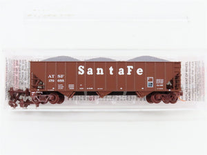 N Scale Micro-Trains MTL 108120.1 ATSF Santa Fe 3-Bay Open Hopper 179655 w/ Load