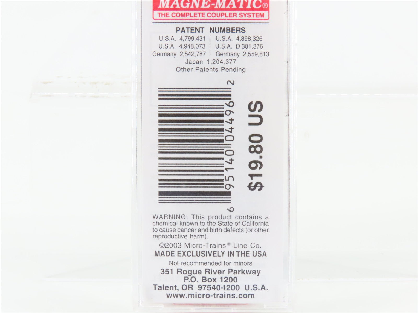 N Scale Micro-Trains MTL 108120.2 ATSF Santa Fe 3-Bay Open Hopper 179482