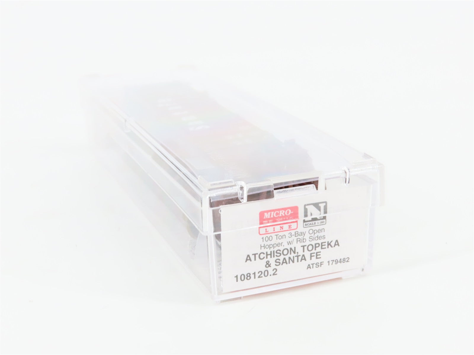 N Scale Micro-Trains MTL 108120.2 ATSF Santa Fe 3-Bay Open Hopper 179482