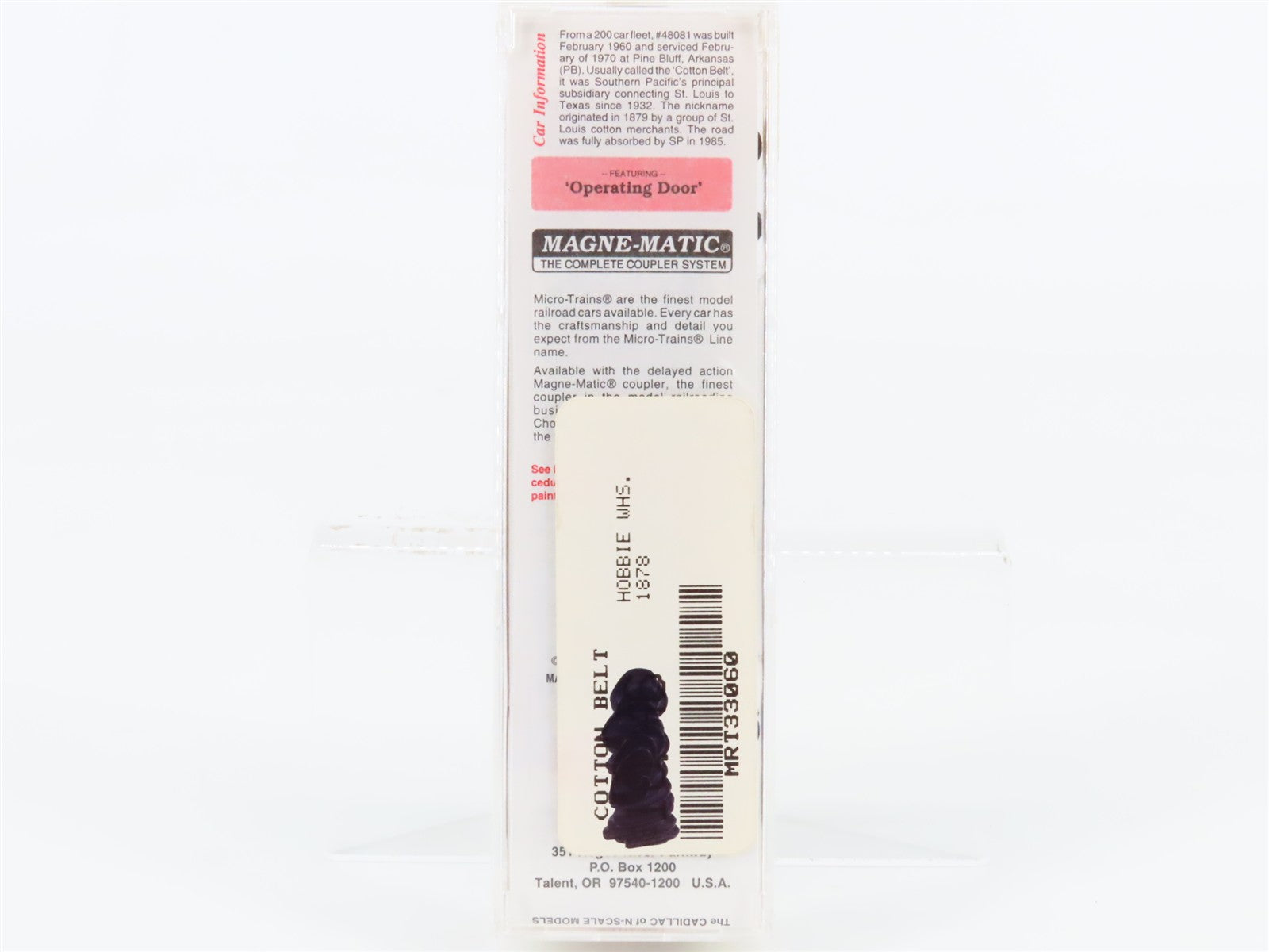 N Scale Micro-Trains MTL 33060 SSW Cotton Belt Blue Streak 50' Box Car 48071