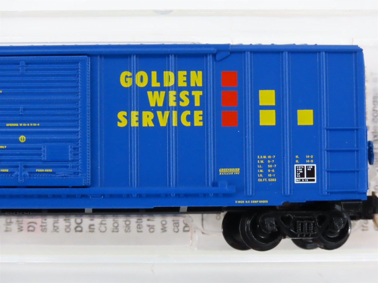 N Scale Micro-Trains MTL 25520 GVSR Golden West Service 50' Box Car 767161