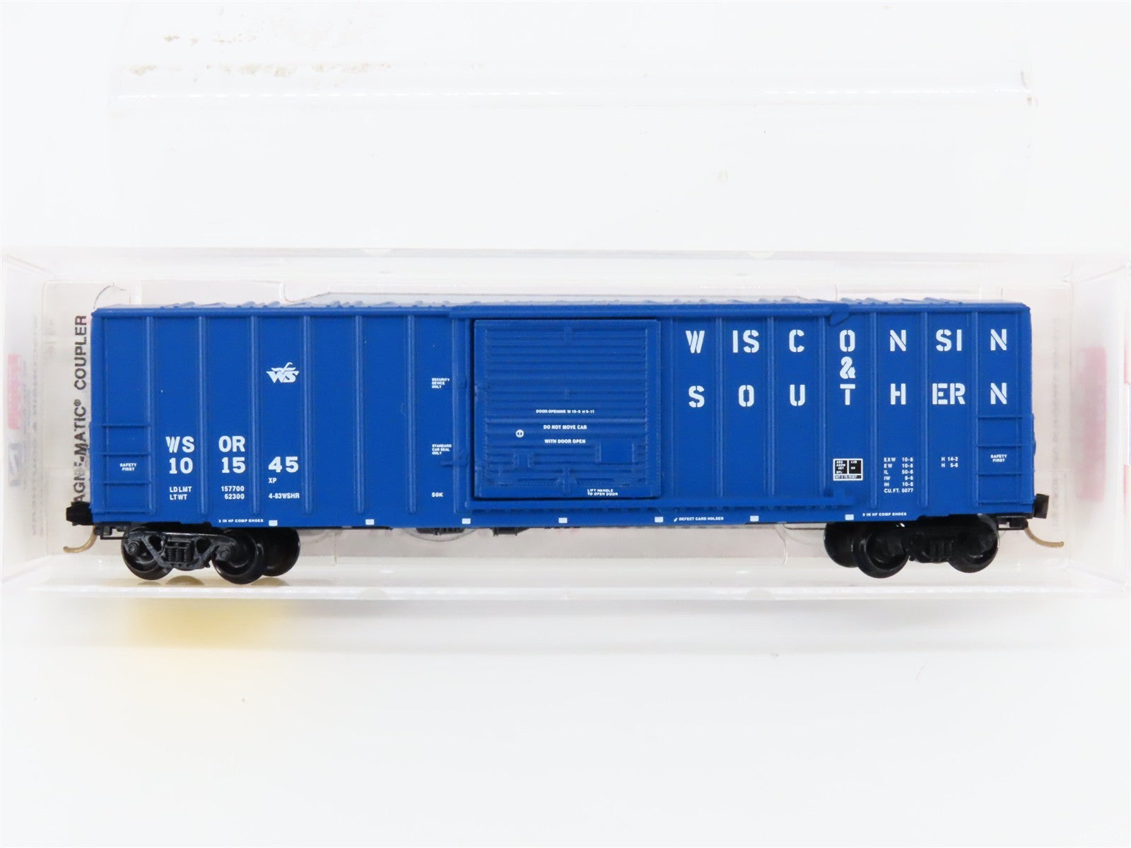 N Scale Micro-Trains MTL 25570 WSOR Wisconsin & Southern 50' Box Car 101545