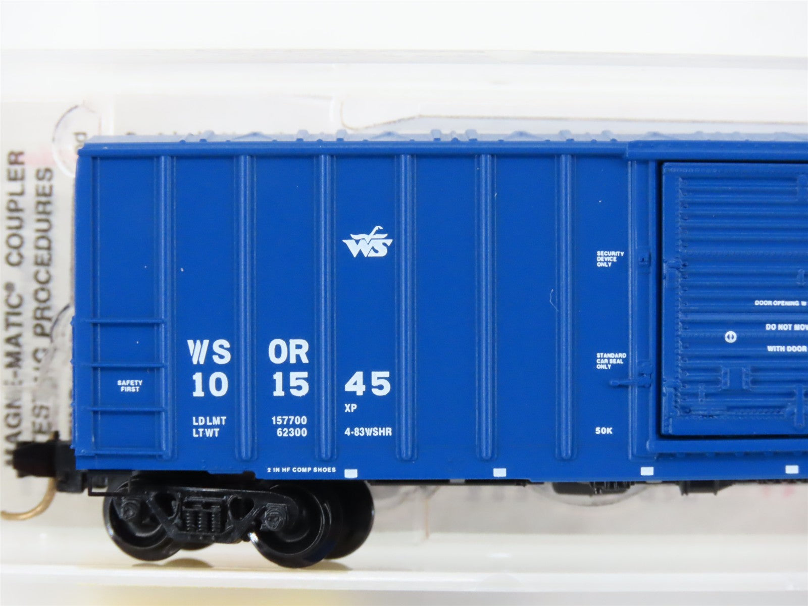N Scale Micro-Trains MTL 25570 WSOR Wisconsin & Southern 50' Box Car 101545