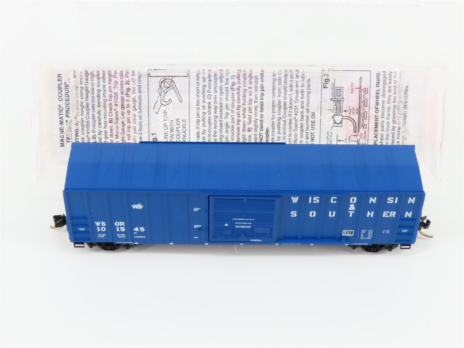 N Scale Micro-Trains MTL 25570 WSOR Wisconsin & Southern 50' Box Car 101545