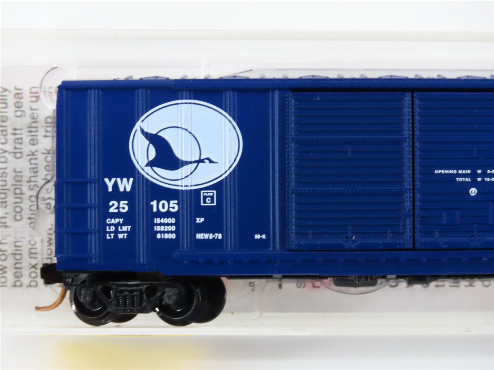 N Scale Micro-Trains MTL 30020 YW Yreka Western 