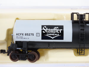 N Scale Atlas 40571 ACFX Stauffer Chemical 17,360 Gal. Tank Car 85275