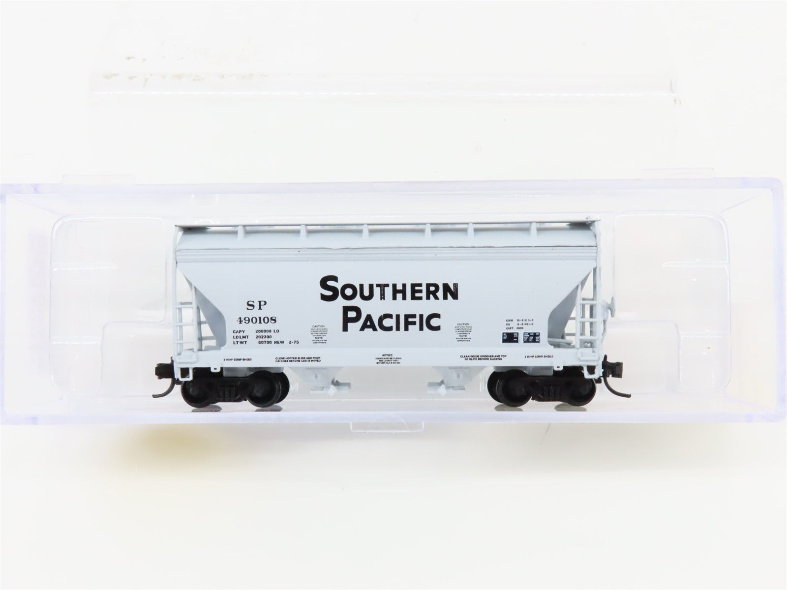 N Scale InterMountain 66511-01* SP Southern Pacific 2-Bay Hopper 490108