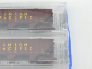 N Scale Micro-Trains MTL NSC 04-18 UP Union Pacific 3-Bay Hopper w/Load 4-Pack