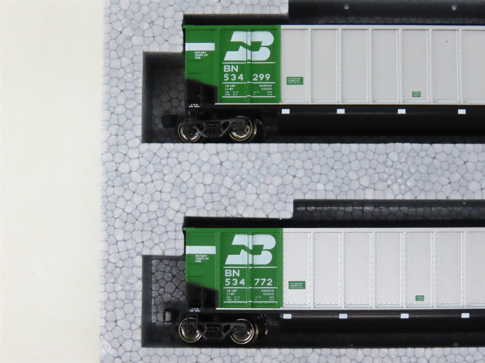 N Scale KATO 106-4606 BN Burlington Northern BethGon Coalporter 8-Car Set