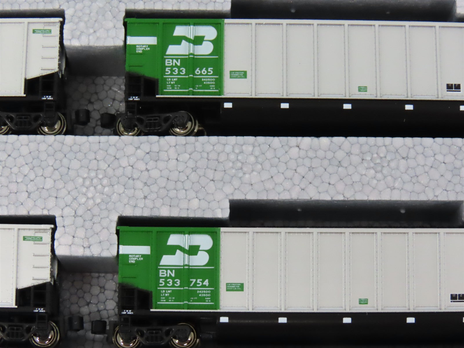 N Scale KATO 106-4606 BN Burlington Northern BethGon Coalporter 8-Car Set