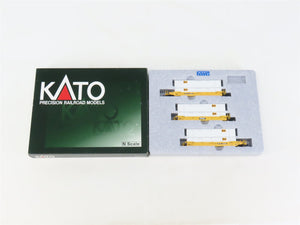N Scale KATO 106-6116 #3 TTX Gunderon MAXI-IV Double Stack 3-Unit Car