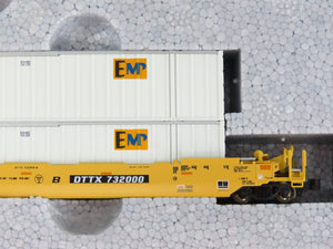 N Scale KATO 106-6116 #3 TTX Gunderon MAXI-IV Double Stack 3-Unit Car