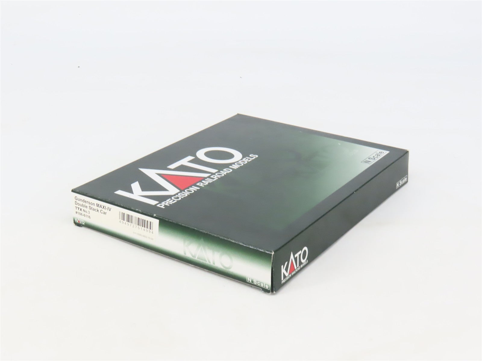N Scale KATO 106-6116 #3 TTX Gunderon MAXI-IV Double Stack 3-Unit Car