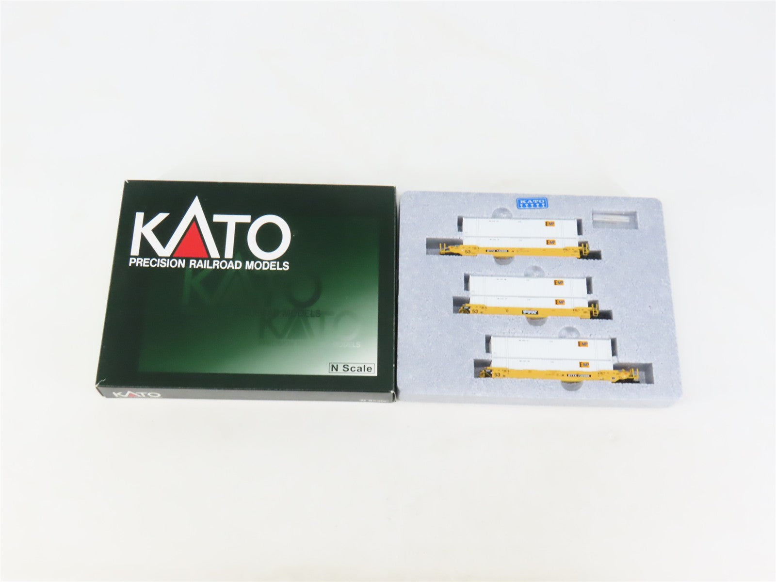 N Scale KATO 106-6116 #3 TTX Gunderon MAXI-IV Double Stack 3-Unit Car