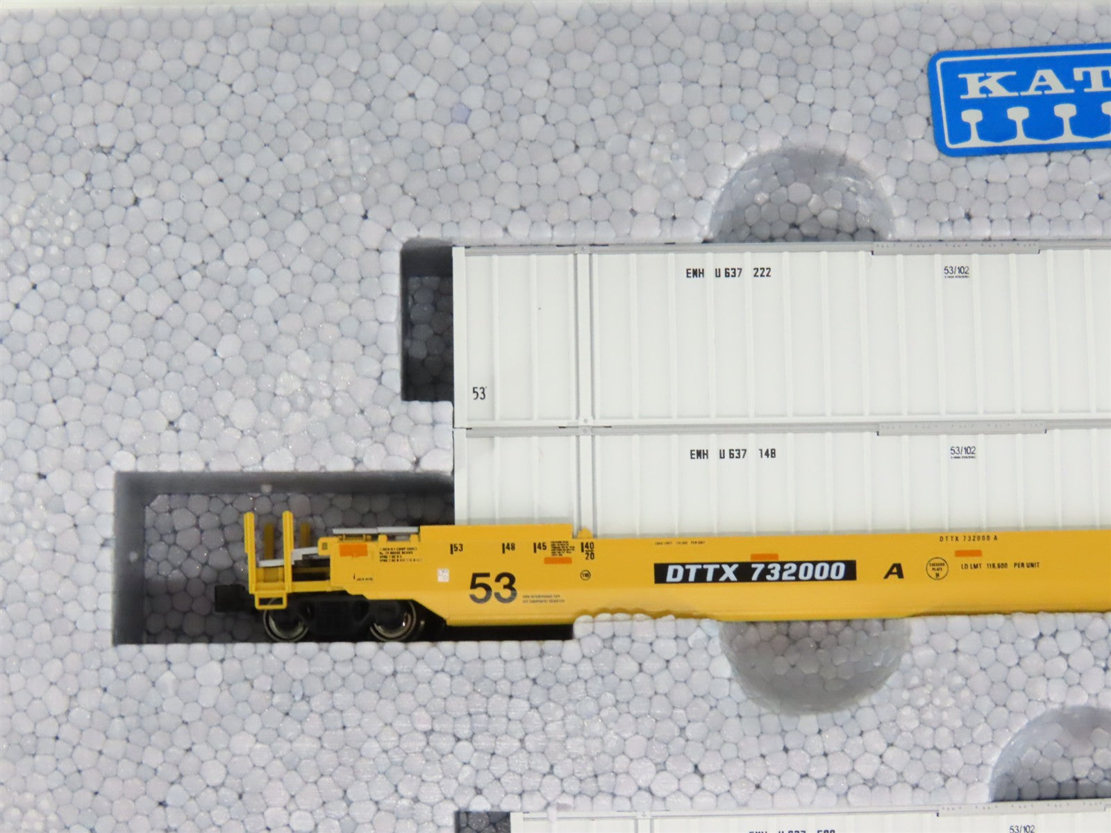 N Scale KATO 106-6116 #3 TTX Gunderon MAXI-IV Double Stack 3-Unit Car