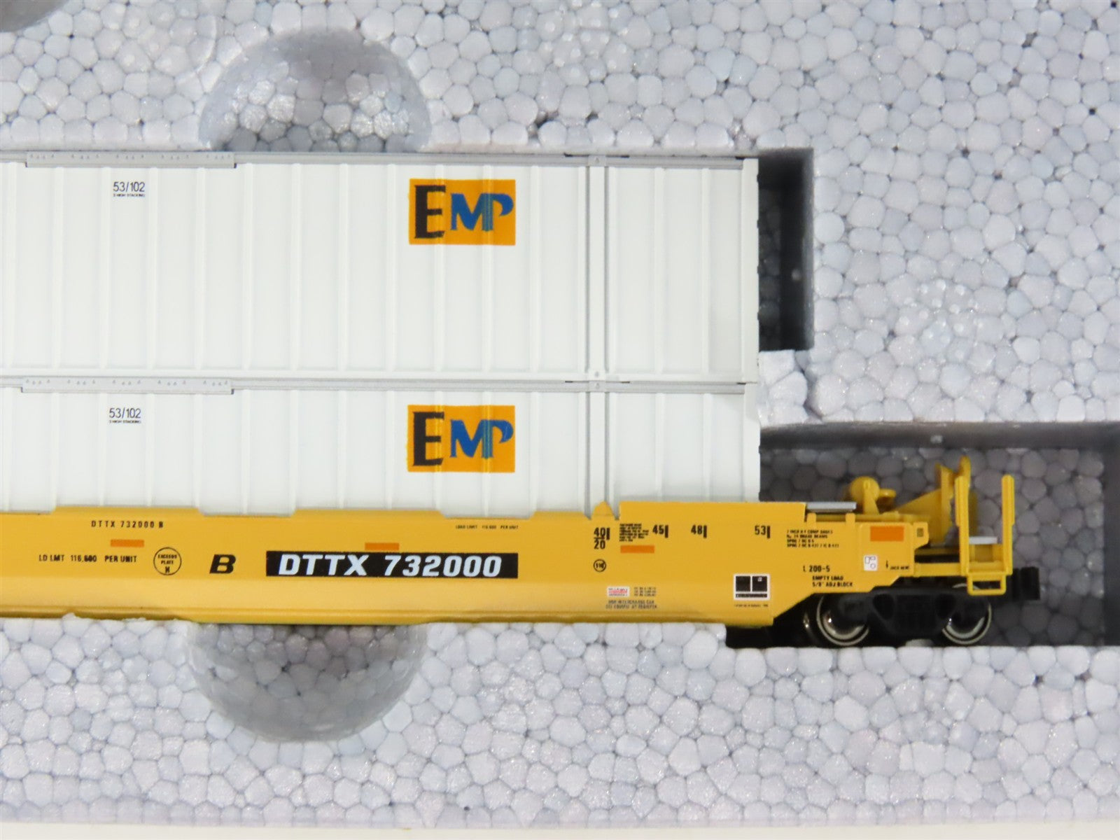 N Scale KATO 106-6116 #3 TTX Gunderon MAXI-IV Double Stack 3-Unit Car