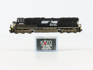 N Scale Kato 176-8603 NS Norfolk Southern SD70M Diesel Loco #2618 Weathered