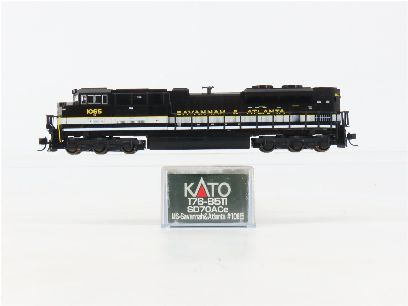 N Scale Kato 176-8511 NS Savannah & Atlanta Heritage SD70ACe Diesel #1065 wDCC