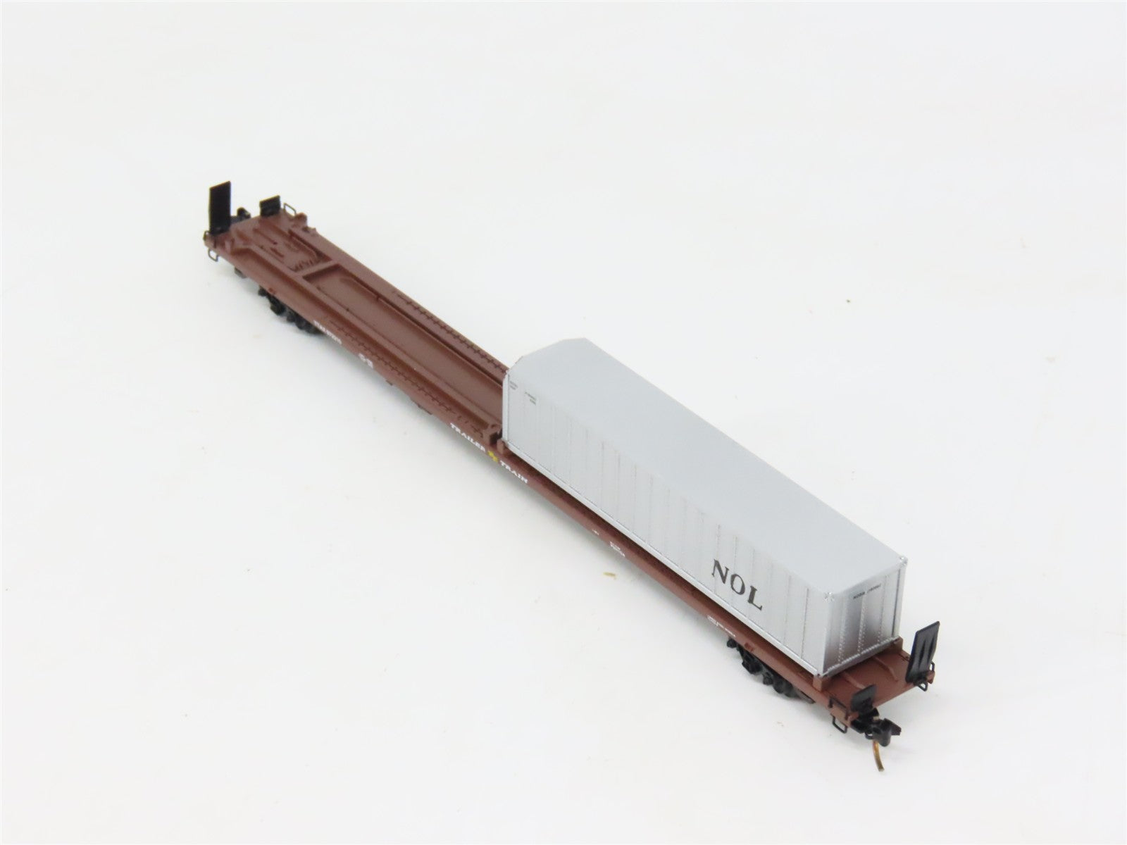 N Scale Micro-Trains MTL 72223 TTAX Trailer Train 89' Flatcar #972210 wContainer