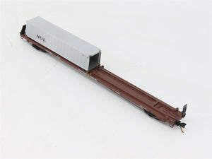N Scale Micro-Trains MTL 72223 TTAX Trailer Train 89' Flatcar #972210 wContainer