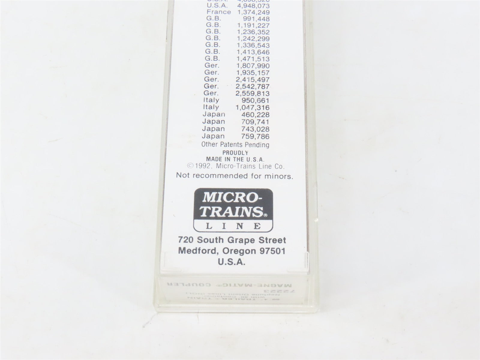 N Scale Micro-Trains MTL 72223 TTAX Trailer Train 89' Flatcar #972210 wContainer