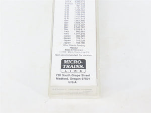 N Scale Micro-Trains MTL 72223 TTAX Trailer Train 89' Flatcar #972210 wContainer