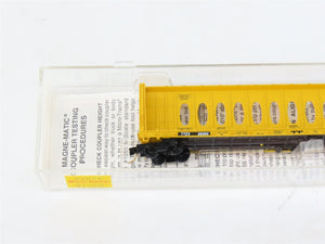 N Scale Micro-Trains MTL 53020 TTZX Trailer Train 60' Centerbeam Flatcar #86090