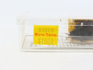 N Scale Micro-Trains MTL 53020 TTZX Trailer Train 60' Centerbeam Flatcar #86090