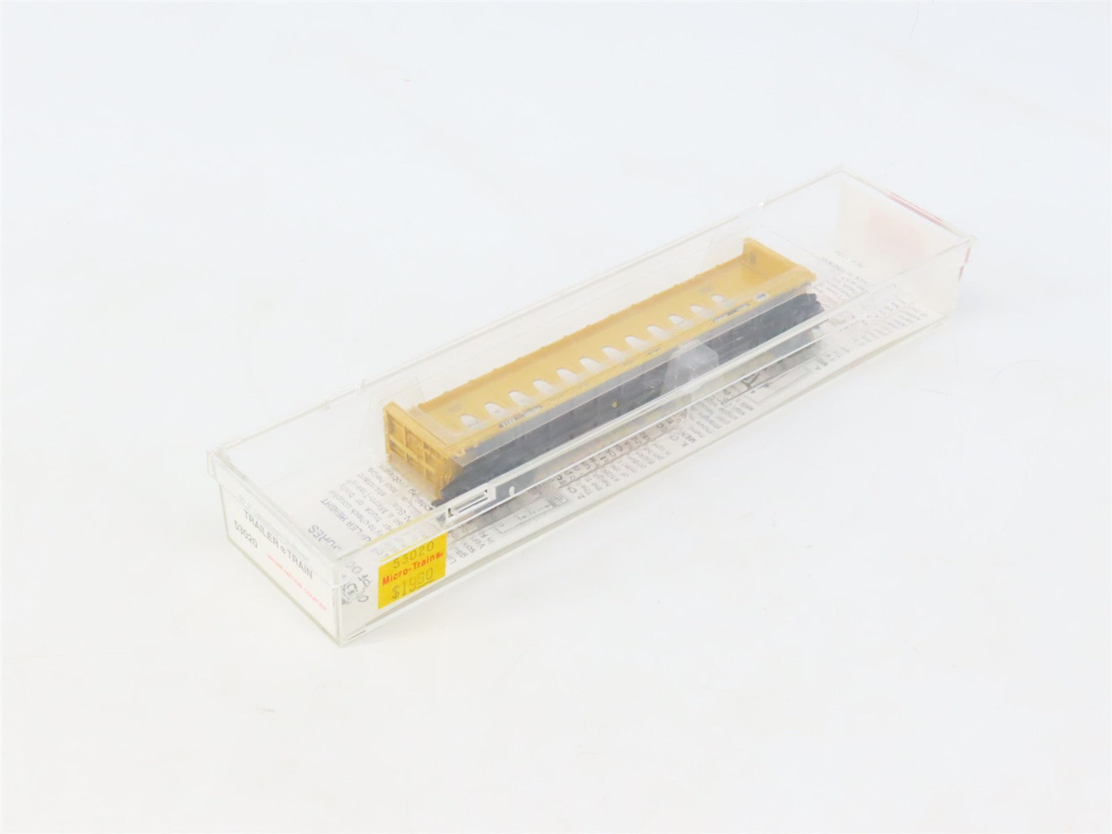N Scale Micro-Trains MTL 53020 TTZX Trailer Train 60' Centerbeam Flatcar #86090
