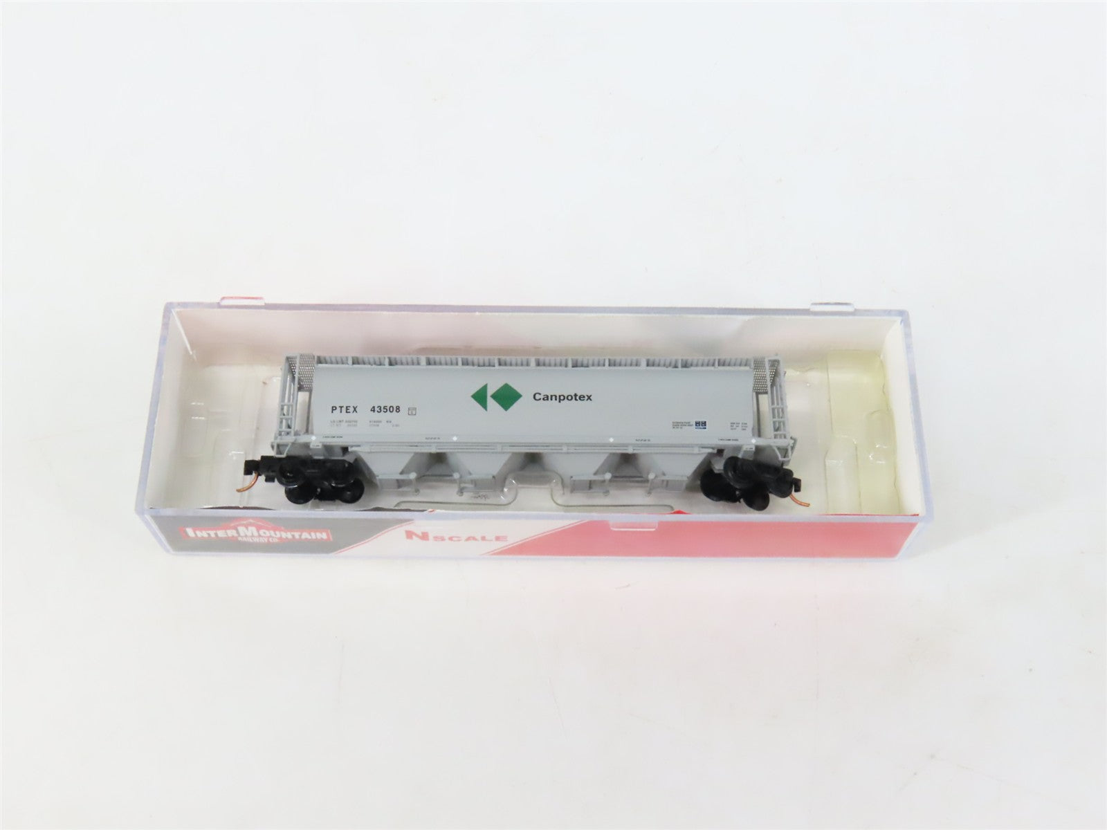 N Scale Intermountain 65214-13 PTEX Canpotex Cylindrical Hopper #43508