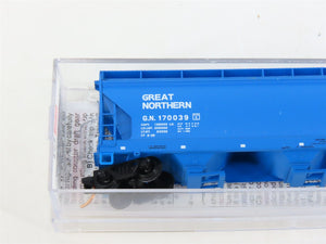N Scale Micro-Trains MTL 09400260 GN Big Sky Blue 3-Bay Covered Hopper #170039