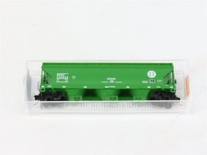 N Micro-Trains MTL 94110 BN Burlington Northern 3-Bay Covered Hopper #422033