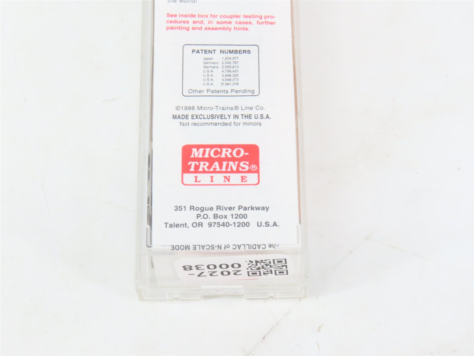N Scale Micro-Trains MTL 31290 WP Western Pacific 