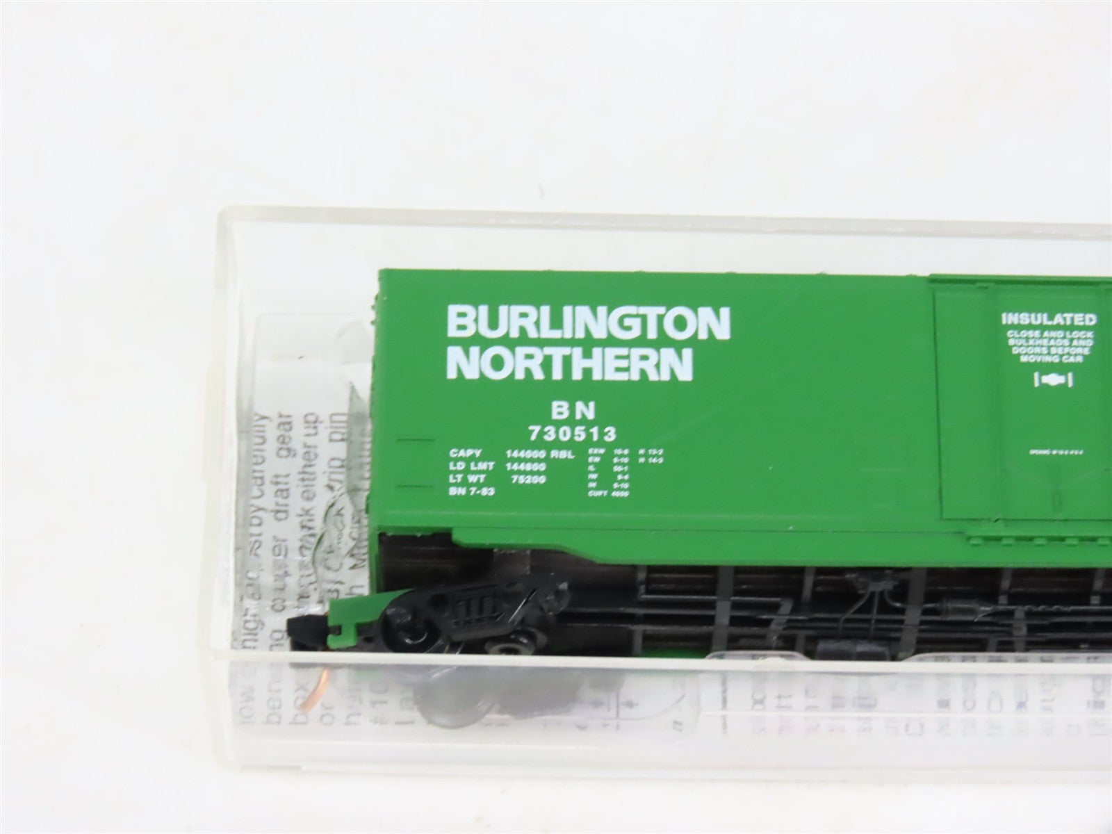 N Scale Micro-Trains MTL 38200 BN Burlington Northern 50' Boxcar #730513