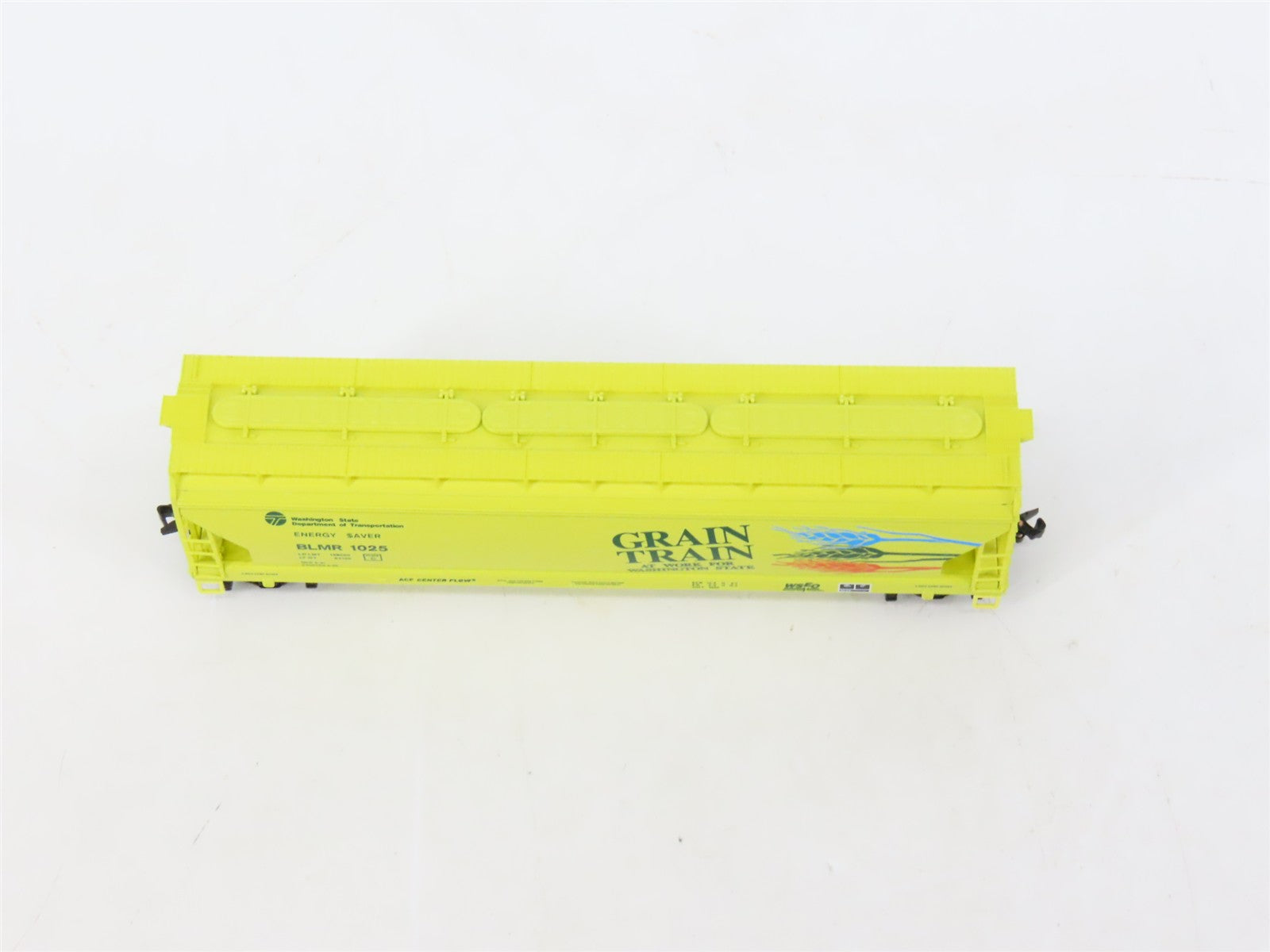 N Scale Micro-Trains MTL 94070 BLMR Grain Train 3-Bay Covered Hopper #1025
