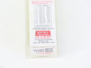 N Scale Micro-Trains MTL 94070 BLMR Grain Train 3-Bay Covered Hopper #1025