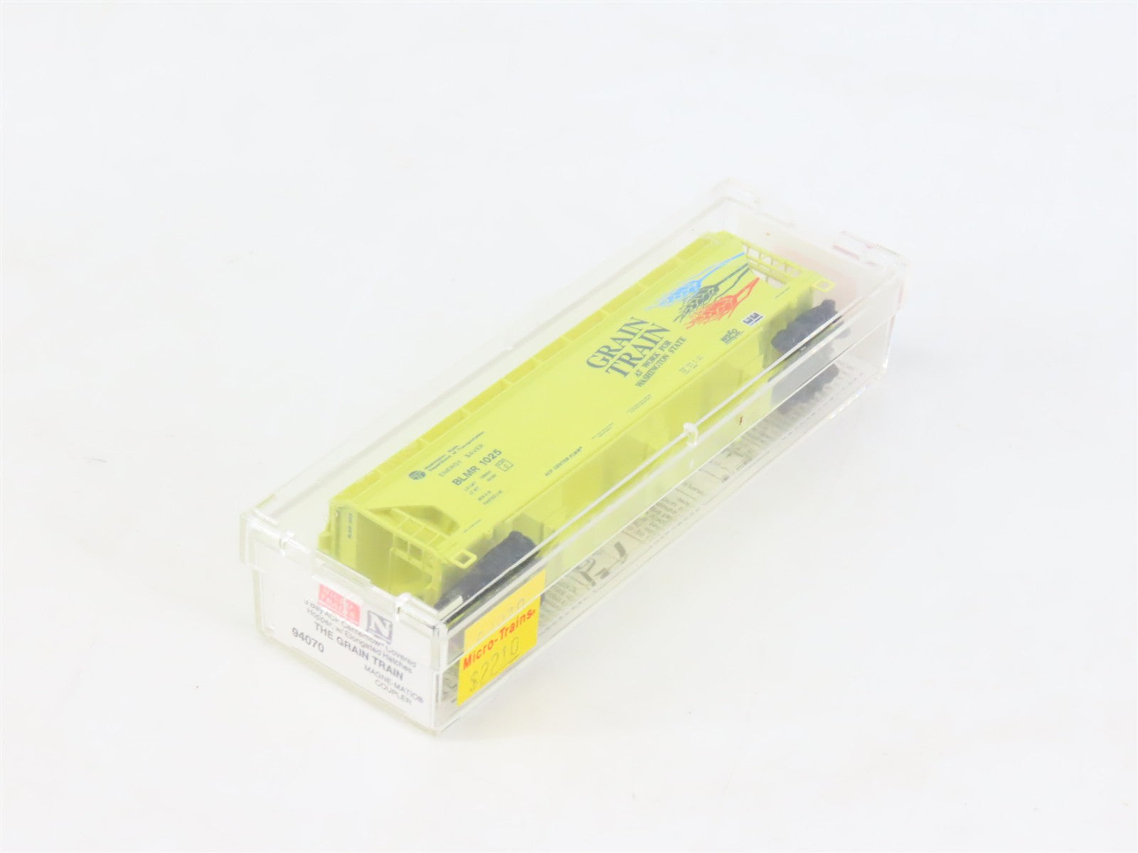 N Scale Micro-Trains MTL 94070 BLMR Grain Train 3-Bay Covered Hopper #1025