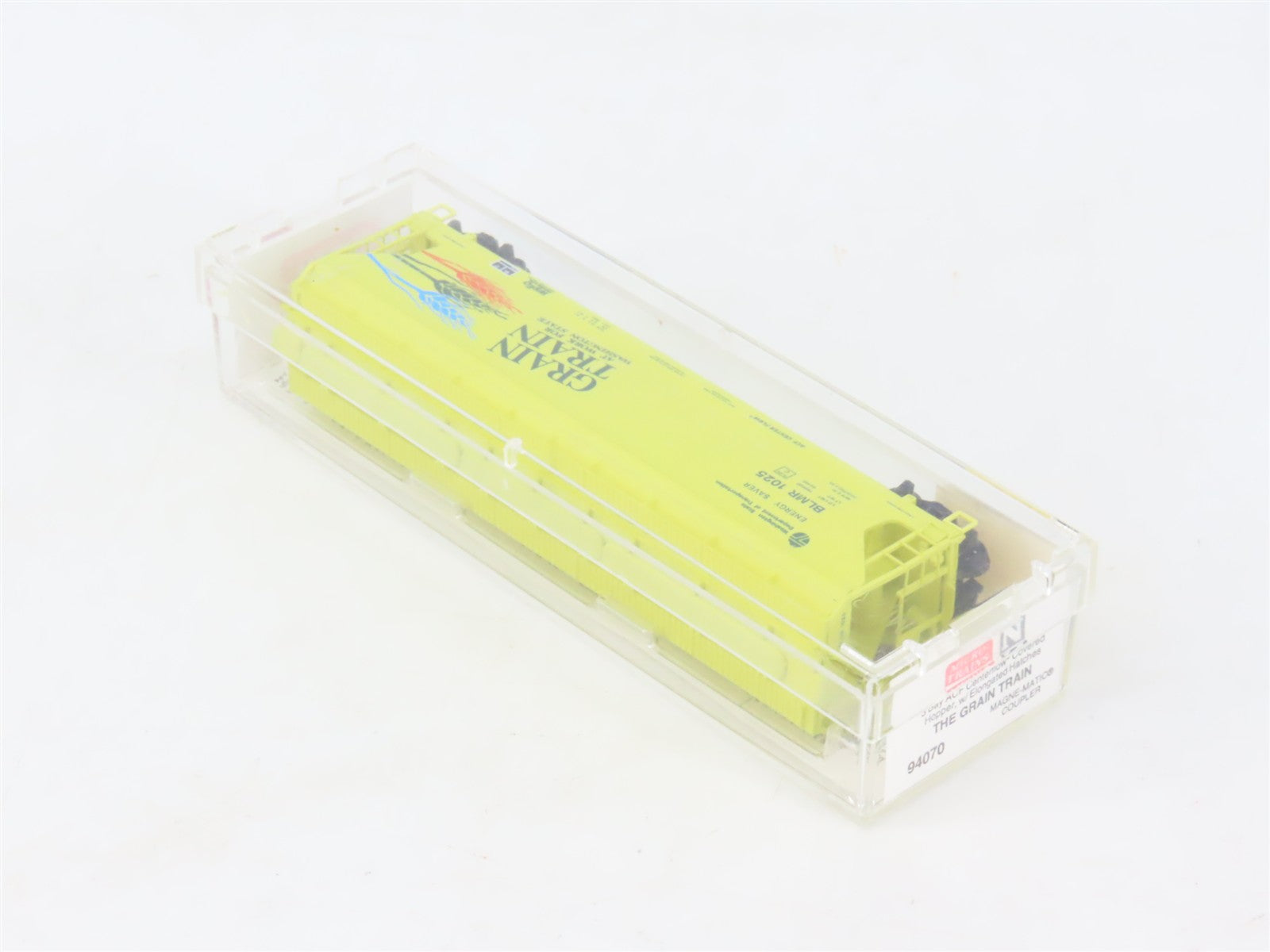 N Scale Micro-Trains MTL 94070 BLMR Grain Train 3-Bay Covered Hopper #1025