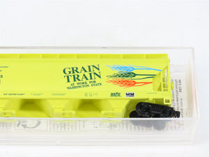 N Scale Micro-Trains MTL 94070 BLMR Grain Train 3-Bay Covered Hopper #1025