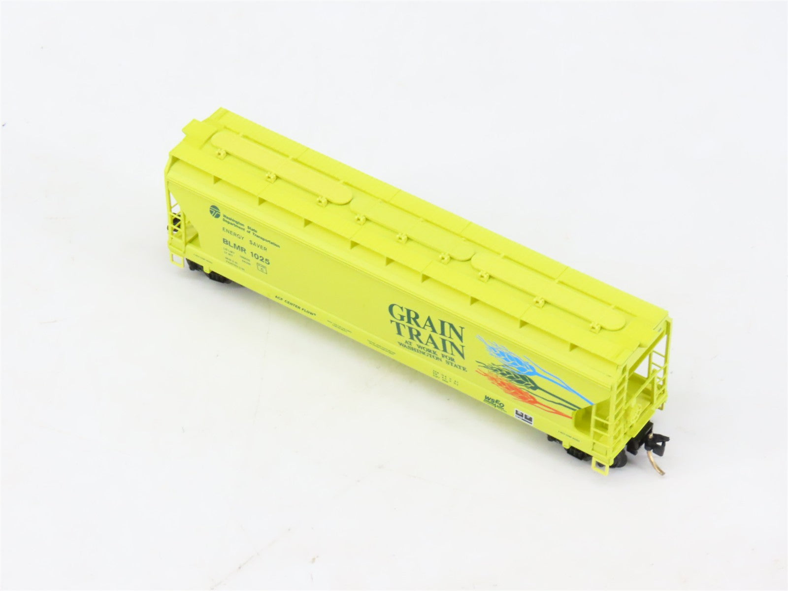 N Scale Micro-Trains MTL 94070 BLMR Grain Train 3-Bay Covered Hopper #1025