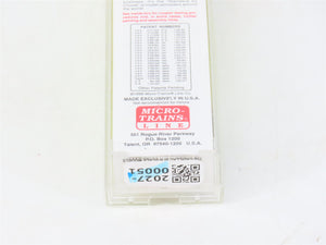 N Scale Micro-Trains MTL 94070 BLMR Grain Train 3-Bay Covered Hopper #1025