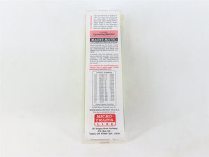 N Scale Micro-Trains MTL 94070 BLMR Grain Train 3-Bay Covered Hopper #1025