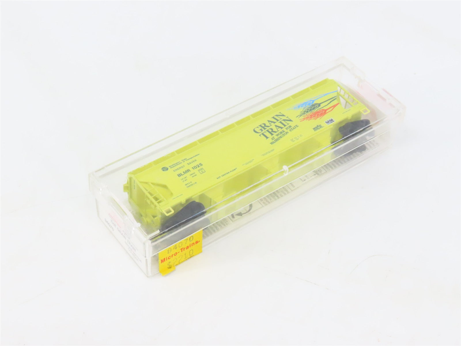 N Scale Micro-Trains MTL 94070 BLMR Grain Train 3-Bay Covered Hopper #1025