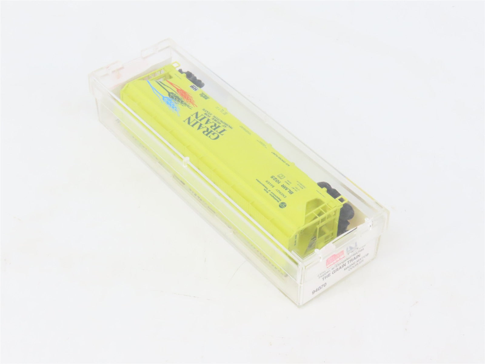 N Scale Micro-Trains MTL 94070 BLMR Grain Train 3-Bay Covered Hopper #1025