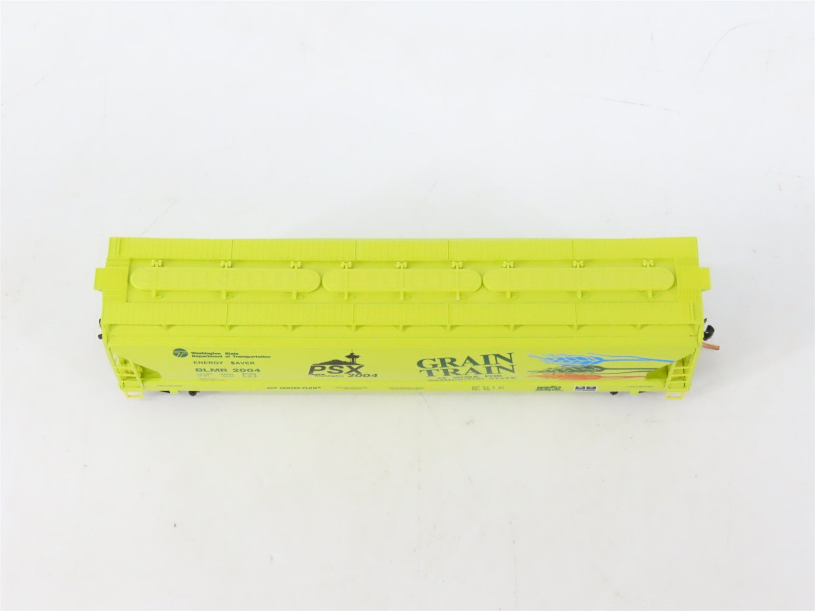 N Scale Micro-Trains MTL 94070 BLMR Grain Train 3-Bay Covered Hopper #2004