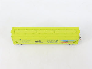 N Scale Micro-Trains MTL 94070 BLMR Grain Train 3-Bay Covered Hopper #2004