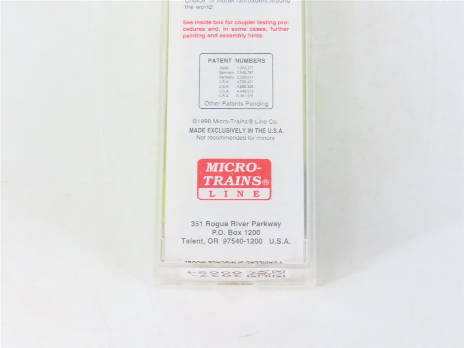 N Scale Micro-Trains MTL 94070 BLMR Grain Train 3-Bay Covered Hopper #2004
