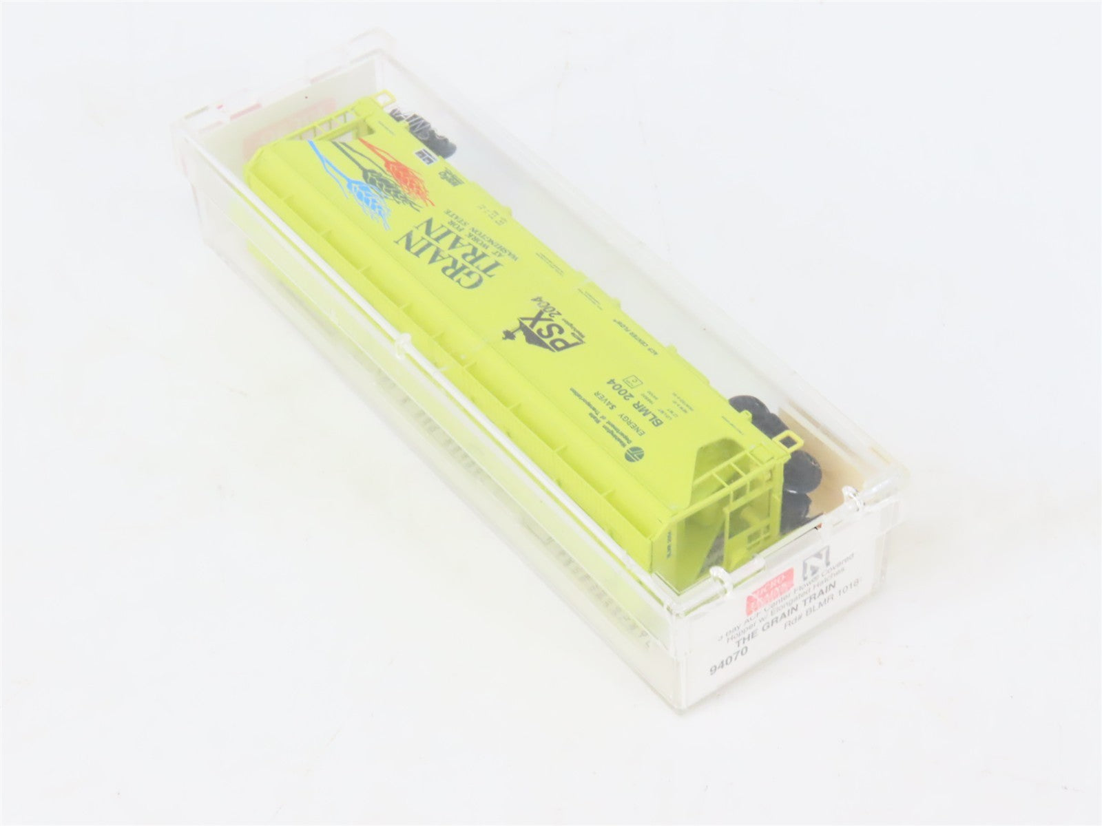 N Scale Micro-Trains MTL 94070 BLMR Grain Train 3-Bay Covered Hopper #2004
